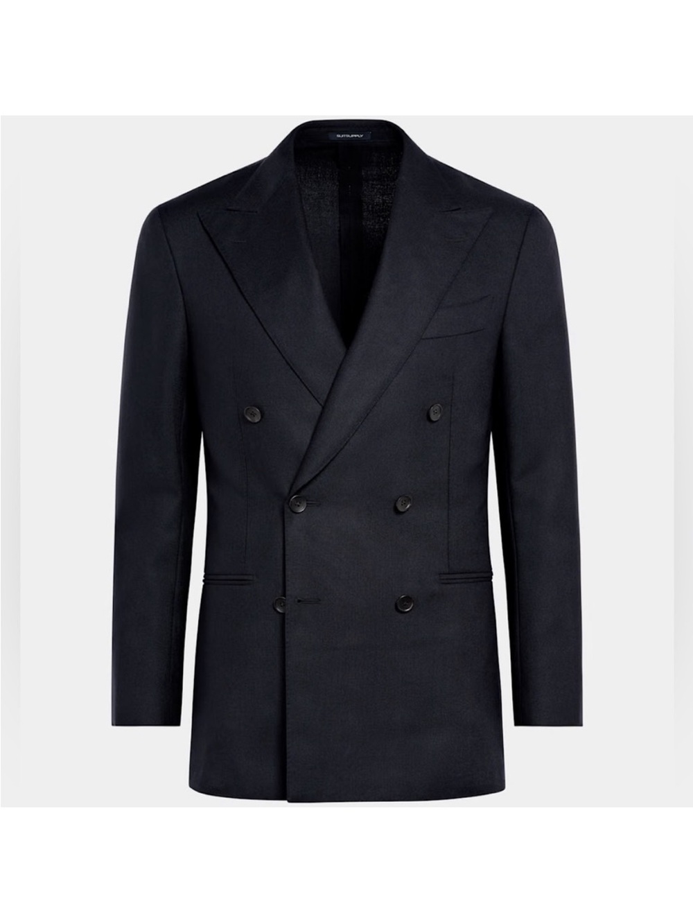 Suitsupply 3XL Men’s Havana Double-Breasted Navy Sport Coat